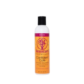 Jessicurl, Confident Coils Styling Solution, No Fragrance Added, 8 Fl oz. Curl Cream for Humidity Control and Frizz Control, Curly Hair Products, Styling Cream