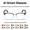 Yosugar Smart Translation Glasses with AI,Smart Bluetooth Glasses for Men,