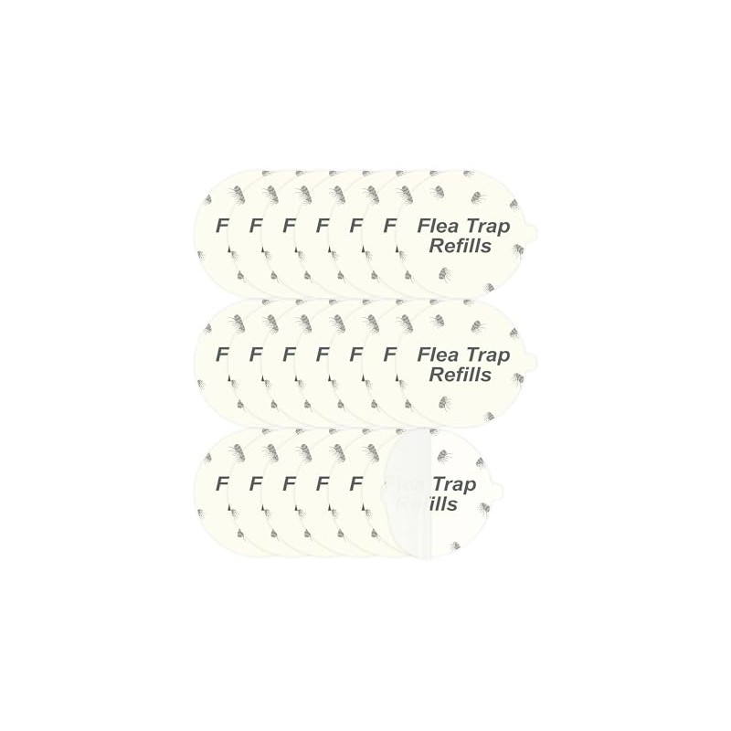20 Pack Flea Trap Replacement Glue Boards - Sticky Pads