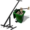 Manual Trash Compactor, Touchless Manual Trash Compactor Roadside Trash Can