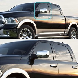 Spec-D Tuning Power Heated Chrome Left Driver Side Mirror Compatible with 2013-2019 Dodge Ram 1500