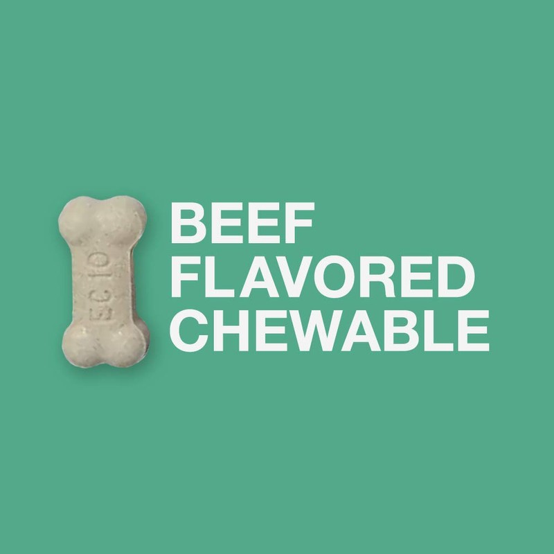 Elanco Chewable Quad Dewormer for Large Dogs, 45 lbs and