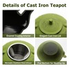 84.6oz/2500ml Large and Heavy Cast Iron Tea Kettle for 5
