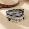 Azusa Sun 8 Sets Bohemian Stackable Bead Bracelets for Women