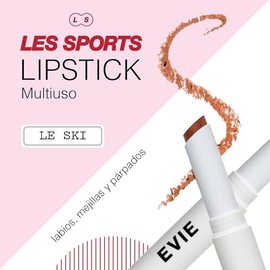 Labial con Acido Hialuronico - Le Ski | Cremoso e Hidratante con Acabado Aterciopelado | Multiuso: Rubor en Crema para Mejillas | Color Nude Subtono C
