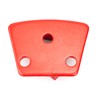 6PCS Trapezoid Diamond Grinding Disc, 30 Grit Metal Bond Floor