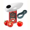 NIRPAUS Electric Can Opener with Jar Grip, Bottle Opener Automatic