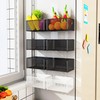 LIFEFAN Magnetic Shelf Kitchen Organiser Spice Rack Magnetic Fridge Shelf