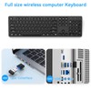 B.FRIENDIT Rechargeable Wireless Keyboard for Mac and Windows, Ultra Slim