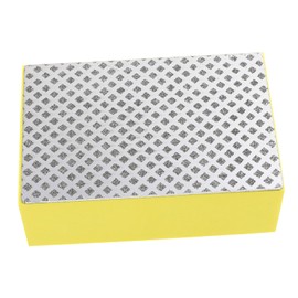 SEWACC Handheld Diamond Grinding Block Polishing Pad Grit Durable Tool for Smoothing Furniture Glass Automotive Surfaces Efficient Hand Polishing