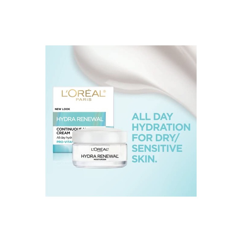 L'oreal Paris Hydra-renewal Continuous Moisture Cream, 1.7 Fl. Oz