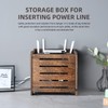 BEARUT Wooden Router Shelf Wall Mount WiFi Router Storage Box