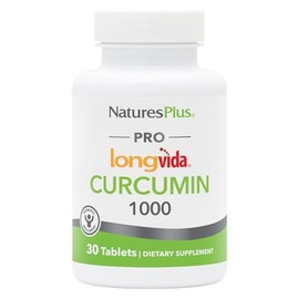 NaturesPlus Cúrcuma PRO Longvida 1000 mg - 30 comprimidos - Promueve una protección saludable contra los radicales libres - Sin OMG, vegano y sin glut