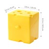 Ciieeo Plastic Cheese Storage Containers with Lid Cheese Slice Holder