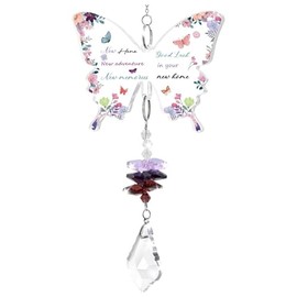 Butterfly New Home Ornaments Garden Sun Catchers, Crystal Suncatcher Gifts New Home Gifts