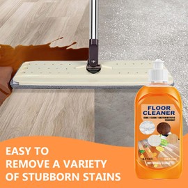 Niaoyun 2Pcs Momeng Floor Cleaner Orange, Floor Cleaner Liquid Momeng, Powerful Decontamination Floor Cleaner, Natural Hardwood Floor Stain Cleaner