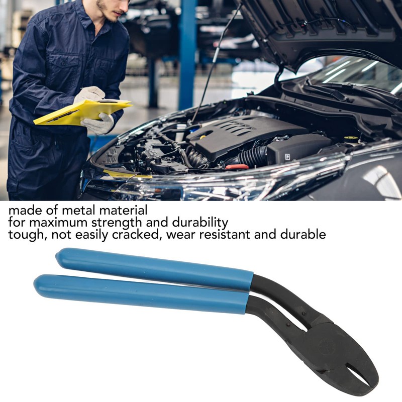 QANYEGN Hog Rings Plier, Bent Head Plier, Curved Open Removal