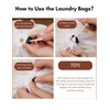 3 Pcs Mesh Laundry Bags with Drawstring,Washing Bags for Washing