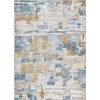 Abstract Living Room Rug 6x9 - Modern Washable Soft Thin