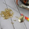 Fishing Clevis Easy Spin Spinner Clevis,200pcs U-Shaped Brass Links Fishing