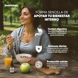 Aceite de Orégano con Carvacrol y Aceite de Oliva Gotas Health Hack