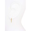 MyGold Women's Creole Earrings Yellow Gold White Gold 333 /