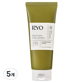 ryo Ryeo Rootgen Protein Hair Treatment Bergamot & Lavender Scent Tube, 200ml, 5 Pieces / 려 루트젠 단백질 헤어 트리트먼트 베르가못 앤 라벤더향 튜브형, 200ml, 5개