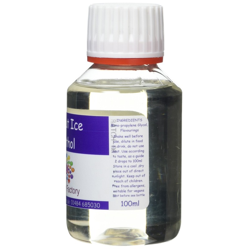 Flavour Factory Coconut Ice Menthol Intense Food Flavouring, 100 ml