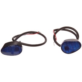 Hotbodies Racing Y04R1-SIG-BLU Blue Lens Flush Mount Turn Signal