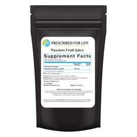 Prescribed For Life Passion Fruit Powder, Superfood Powder Made with 100% Pure Passion Fruit Juice, Rich in Vitamins and Antioxidants, Vegan, Gluten Free, Non GMO (2oz / 56g)