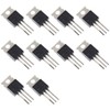 Bridgold 10pcs IRFZ46N IRFZ46 46 N-Channel MOSFET Transistor,53A 55V, TO-220AB