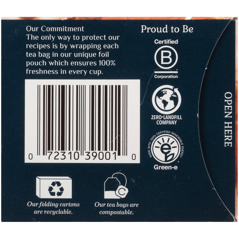 Bigelow Botanicals Cold Water Infusion Blueberry Citrus Basil Tea Bags