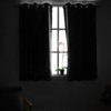 YoungsTex Short Blackout Curtains 45 Inch Length for Kitchen Bathroom
