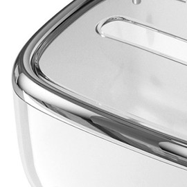 AUNMAS Cubierta de Caja de Pañuelos, Soporte de Plástico para Pañuelos con Tapa Magnética, Dispensador de Caja de Soporte de Pañuelos Simple para Baño de Restaurante (Astilla)