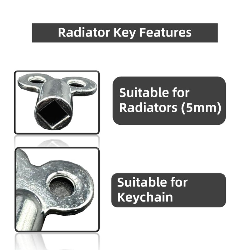 Aventurine Radiator Bleed Key - 5mm Internal Square Key -