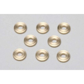High Precision Cutting Diameter 0.1 x 0.3 x 0.06 inches (3 x 8 x 1.5 mm), Brass Spacers (8 pieces)