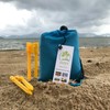 HZJY Outdoor Picnic Blanket (71" x 55") -Compact Lightweight Waterproof