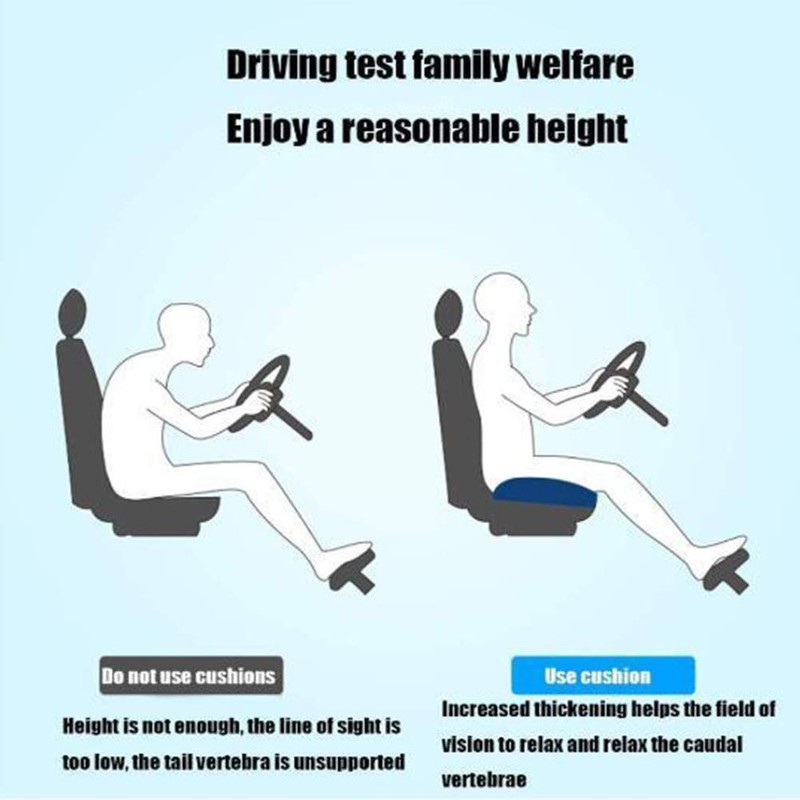 Srutirbo Car Booster Seat Cushion Raise The Height for Short