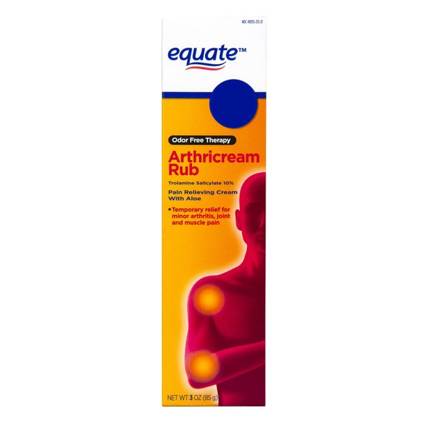 Equate - Arthritiscream Rub, Pain Relieving Creme, 3 oz