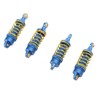 4Pcs RC Car Shock Absorber Aluminum Alloy Stable High Elasticity