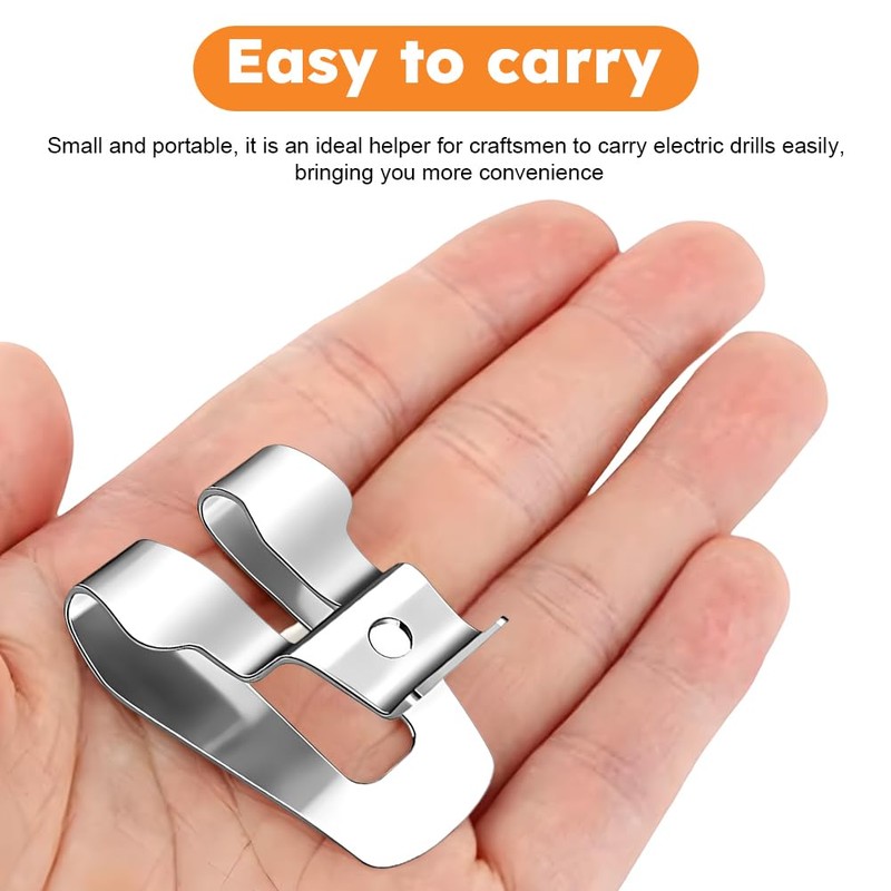 EMVANV 5pcs Drill Belt Clip, Replacement Drill Belt Clip Hook,