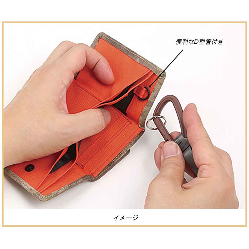 HEMING'S Coruri/Basic Mini Wallet, Yellow, 3.7 x 3.0 x 1.0