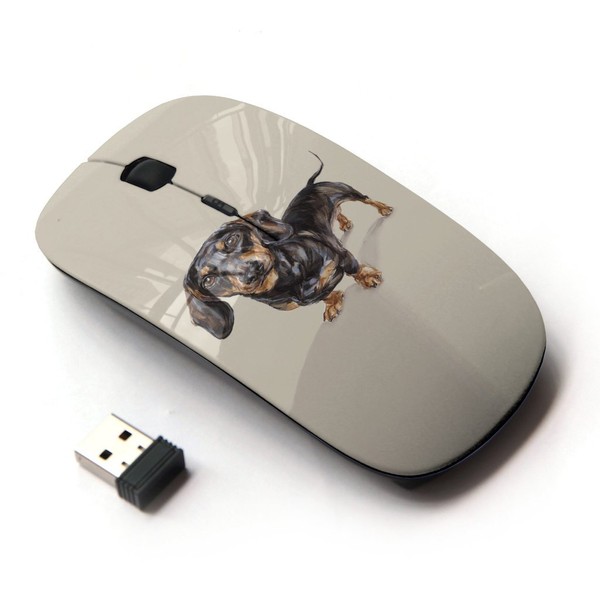 KOOLmouse [ Optical 2.4G Wireless Mouse [ Dachshund Badger Dog
