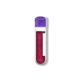 Dr's gift Blood Test Tube Brooch Enamel Lapel Pin for Chemists Scientists Laboratory Themed Badge Gift for Medical Worker Scientist Student