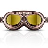 Yecream Vintage Motorcycle Helmet Goggles Retro Pilot Style Aviator Goggles
