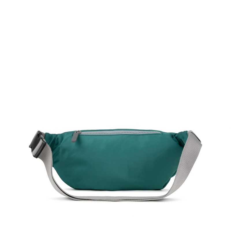 ROKA London Jubilee Sling Bag Recyled Nylon (Teal)