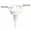 HAFRILY Toilet Flush Button Adjustable Toilet Push Button Flush Replacement,