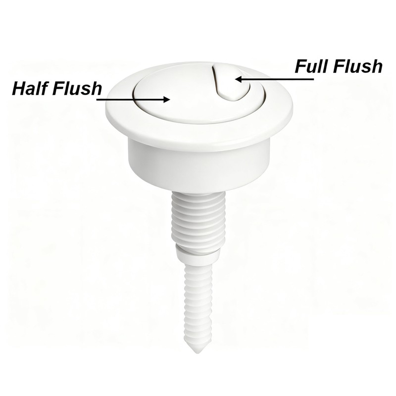 HAFRILY Toilet Flush Button Adjustable Toilet Push Button Flush Replacement,