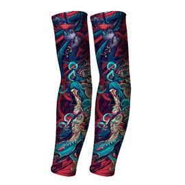 Aresvns - Funda para tatuajes para hombres y mujeres, mangas para brazos, protección solar UV, Guardián, Talla única