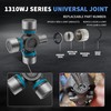 RABROPAR 5-1310X Universal Joint for 1310/SPL22 Series Non-Greaseable, U Joint